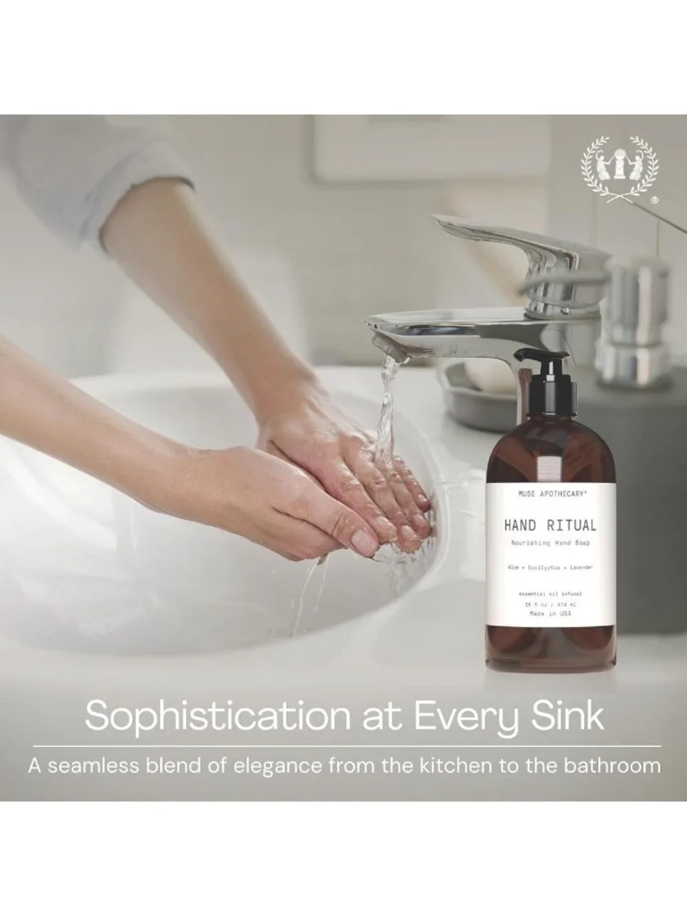 Aromatic Nourishing Hand Soap - Aloe, Eucalyptus & Lavender - 16 oz, 2 Pack